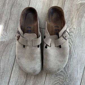 Birkenstock Boston Clogs - Taupe - Size 41